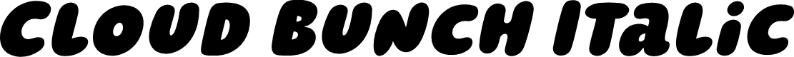 Cloud Bunch Italic
