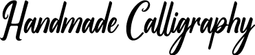 Handmade Calligraphy