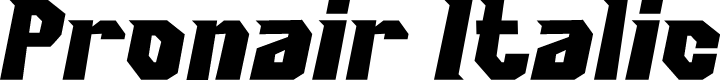 Pronair Italic