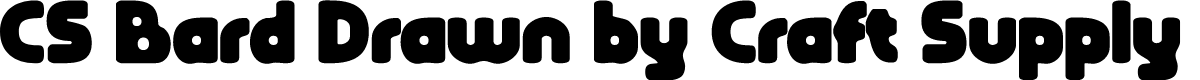 CSBardDrawn-Regular Demo