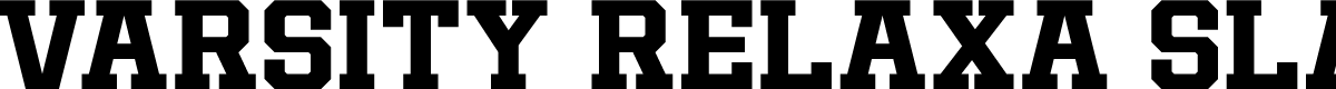 Varsity Relaxa Slab Serif Demo 