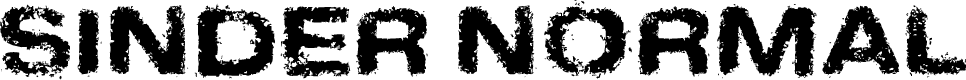 Sinder Normal
