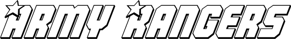 Army Rangers 3D Italic
