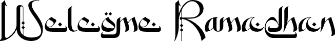 Welcome Ramadhan-Personal use