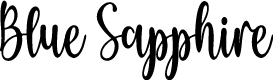 Blue Sapphire