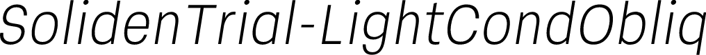 SolidenTrial-LightCondObliq