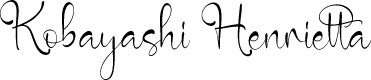 Kobayashi Henrietta