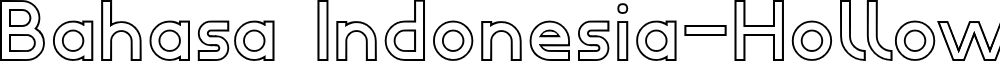 Bahasa Indonesia-Hollow
