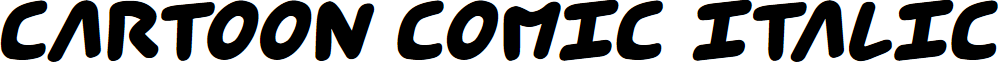 Cartoon Comic Italic