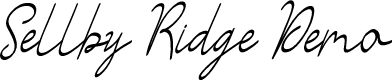 Sellby Ridge Demo