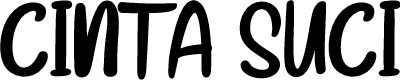 CINTA SUCI