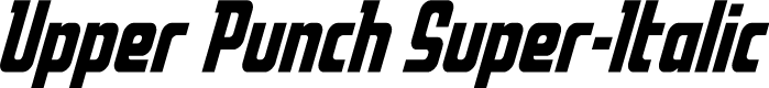 Upper Punch Super-Italic