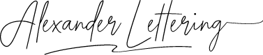 Alexander Lettering PERSONAL Regular