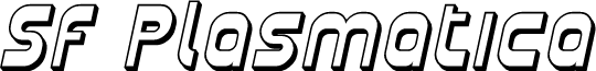 SF Plasmatica Shaded Italic