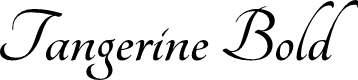 Tangerine Bold