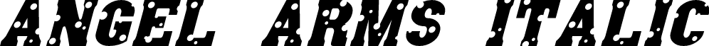 Angel Arms Italic
