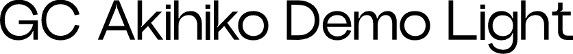 GC Akihiko Demo Light