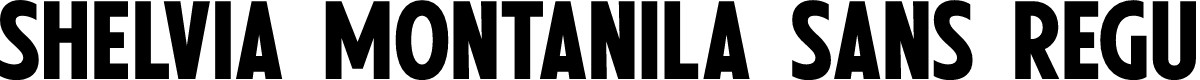 Shelvia Montanila Sans Regular