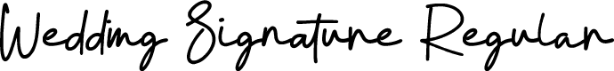 Wedding Signature Regular