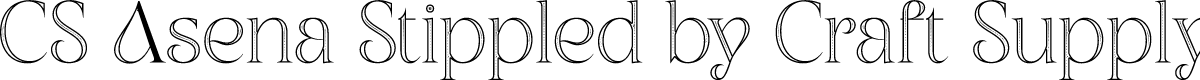 CS Asena Stippled Regular Demo