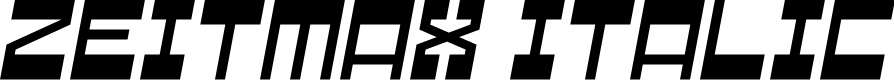 Zeitmax Italic
