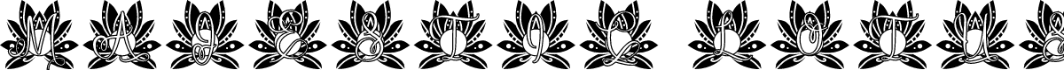 Majestic Lotus Mandala Monogram
