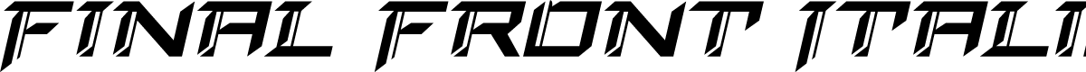 Final Front Italic