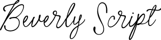 Beverly Script DEMO