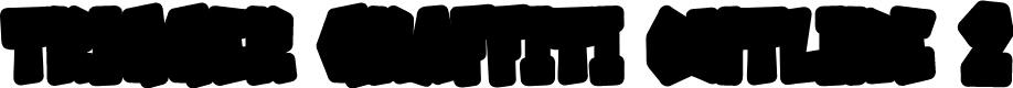 Trigger Graffiti Outline 2