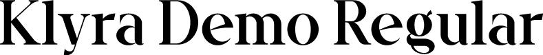 Klyra Demo Regular