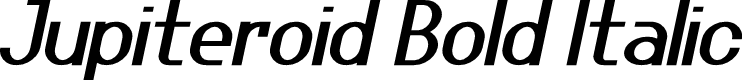 Jupiteroid Bold Italic