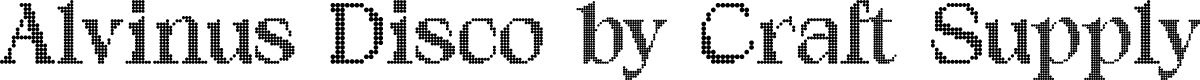 Alvinus Disco Demo Regular