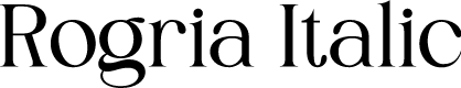 Rogria Italic