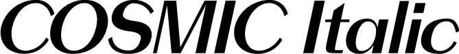 COSMIC Italic