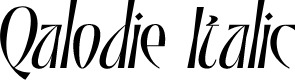 Qalodie Italic