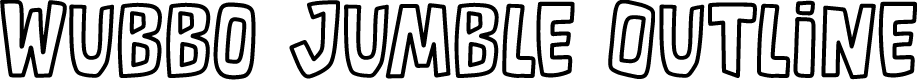Wubbo Jumble Outline