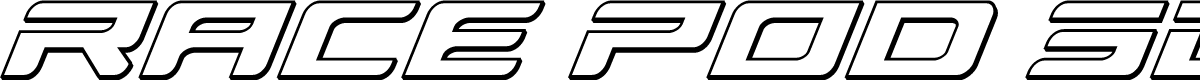 Race Pod 3D Italic