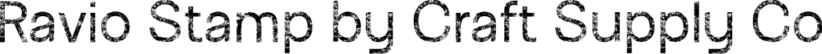 RavioStamp-Regular Demo
