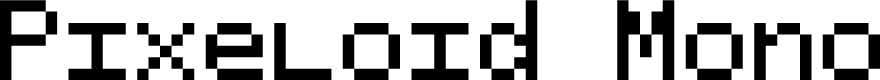 Pixeloid Mono