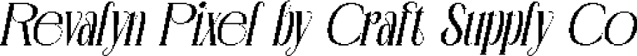 RevalynPixel-Regular Demo