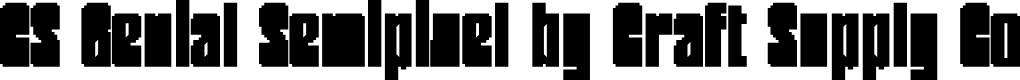 CS Genial Semipixel Regular Demo