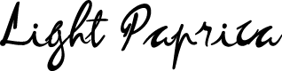 Light Paprica Flowy Signature