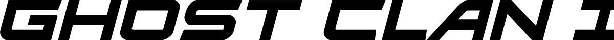 Ghost Clan Italic