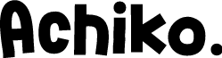 Achiko Regular