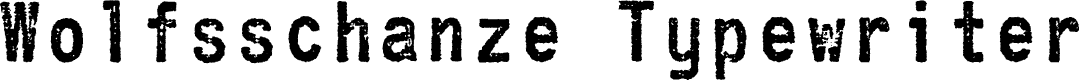 zai Wolfsschanze Typewriter