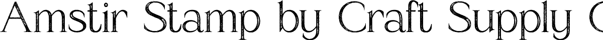 Amstir Stamp Regular Demo