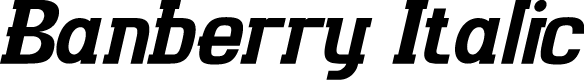 Banberry Italic