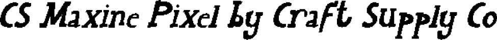 CS Maxine Pixel Regular Demo