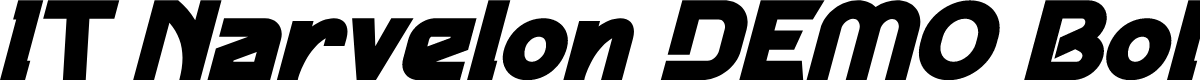 IT Narvelon DEMO Bold Italic