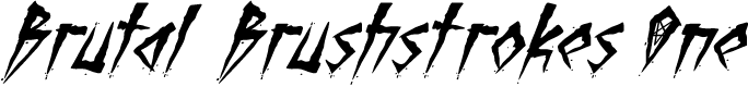 Brutal Brushstrokes One